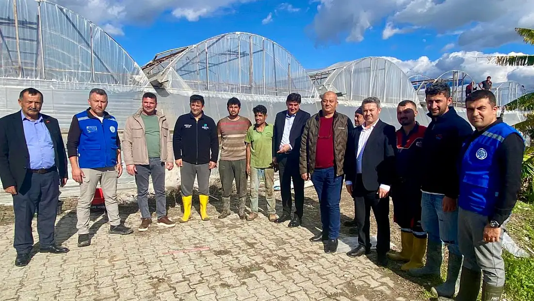 Başkan Karaca’dan Hortum Vuran Kumluova’ya Ziyaret