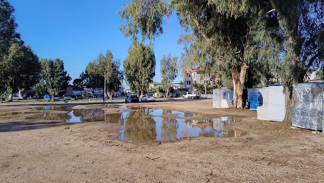 Fethiye Çalış’ta düzensiz karavan parkına zabıta müdahalesi sürüyor