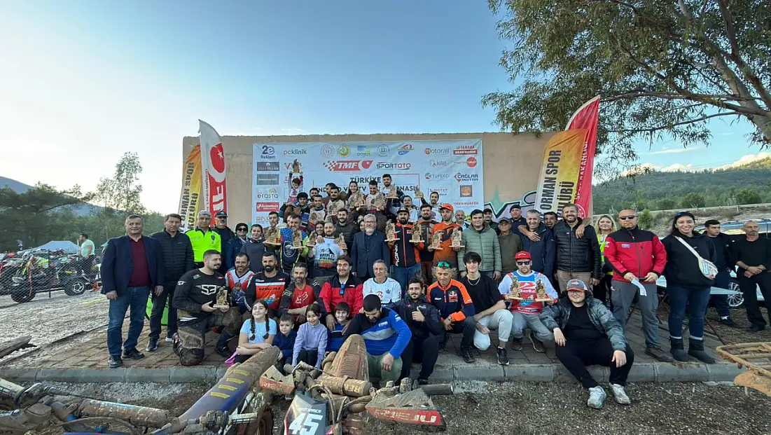 Fethiye'de Türkiye Enduro ve ATV Şampiyonası'nda Final Heyecanı Sürüyor