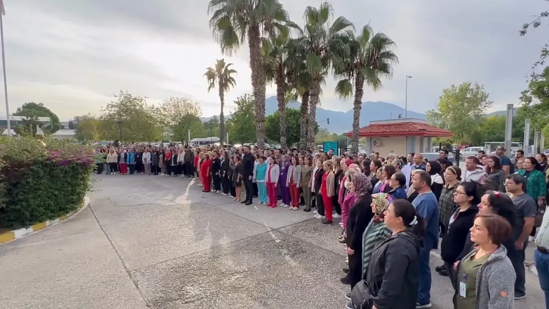 Fethiye Devlet Hastanesi’nde anlamlı anma töreni