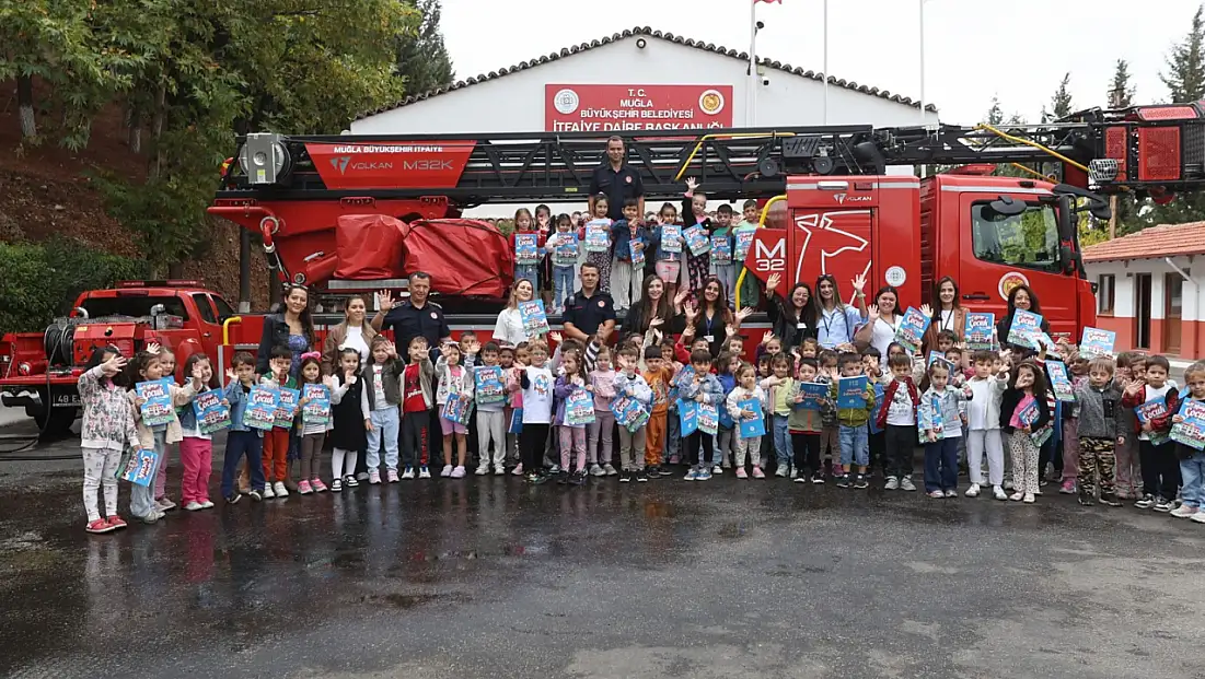 İtfaiye Haftası’nda küçük kahramanlar sahada