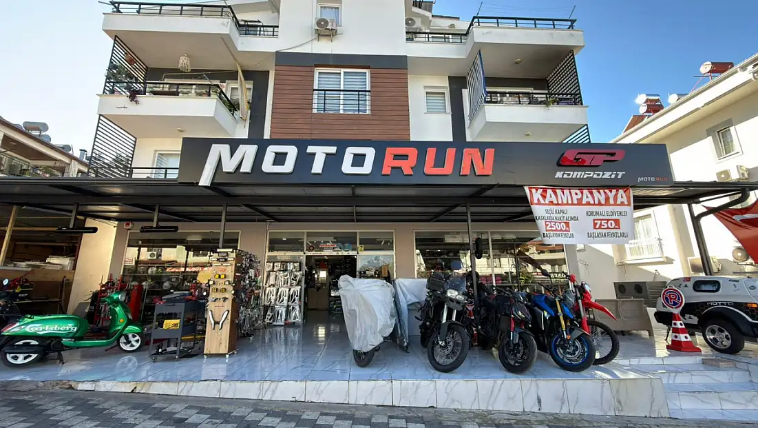 Motorun Motosiklet Mağazası Fethiye’de yoğun ilgi görüyor