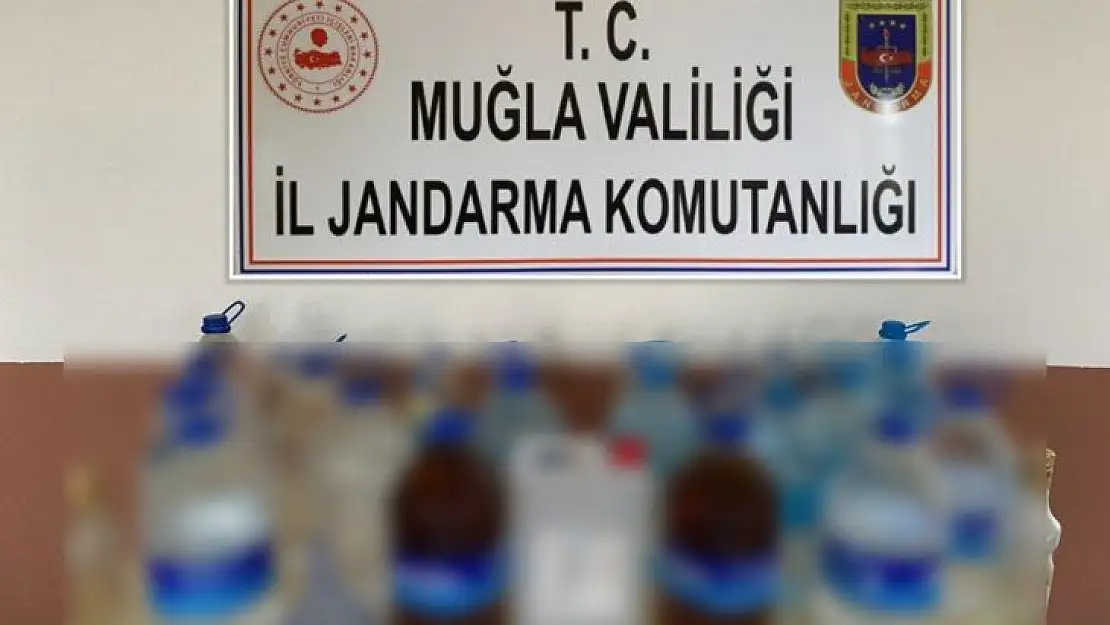 112 litre kaçak alkol ele geçirildi