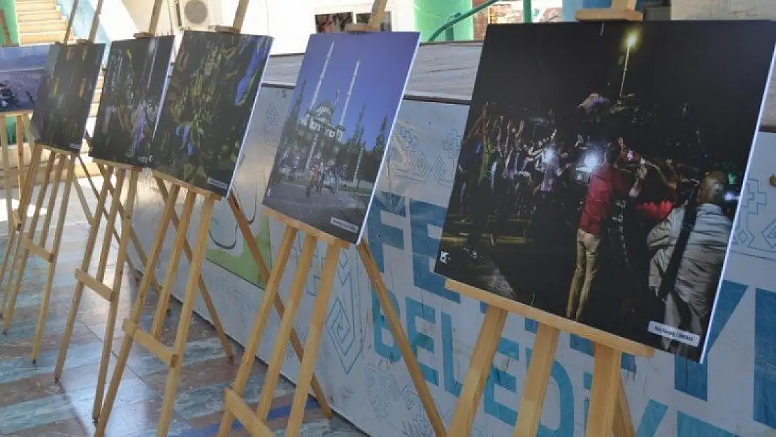 15 Temmuz 'Türkiye Geçilmez' Konulu Resim Sergisi Açıldı