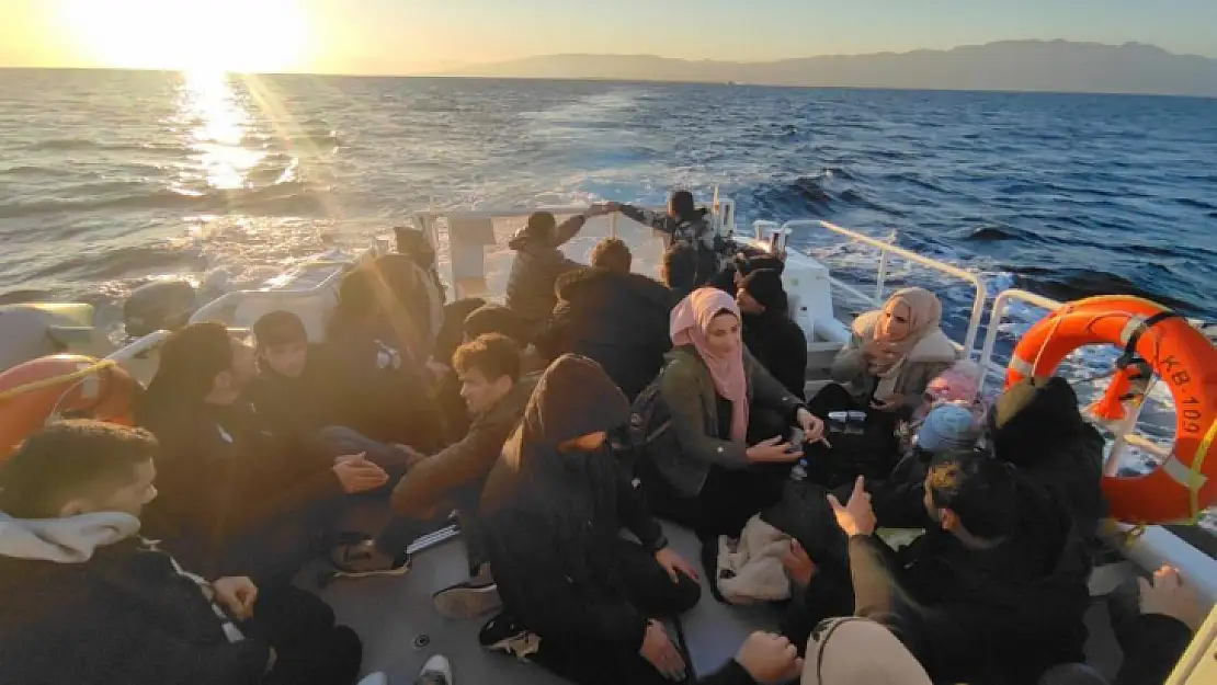 57 düzensiz göçmen yakalandı