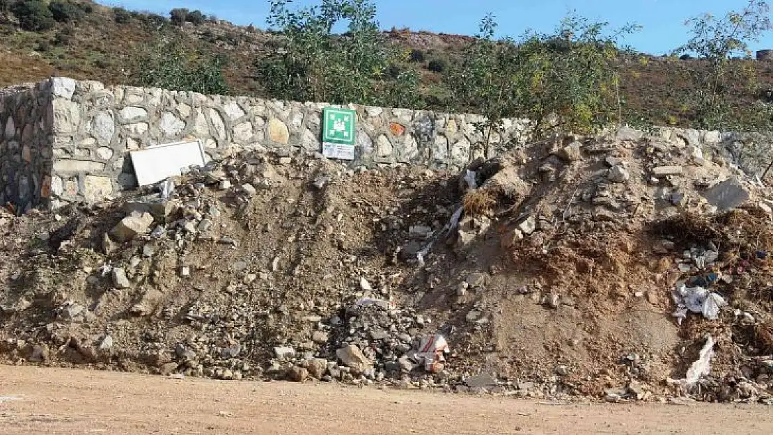 AFAD 'Afet ve acil durum toplanma alanı' kaçak hafriyatla doldu