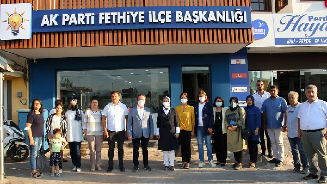 AK Partili Lütfiye Çam, Fethiye ve Seydikemer'de incelemelerde bulundu