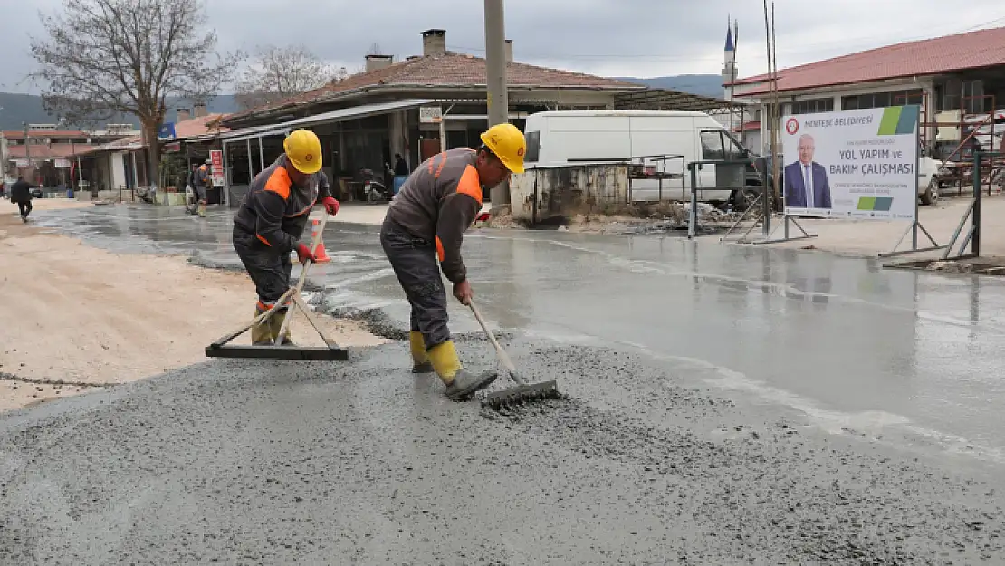 Akçova mahallesinde 15 km yol açımı yapıldı