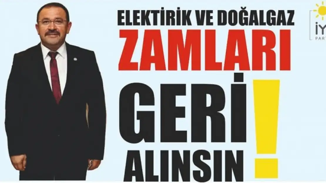 Akmeşe'den Elektrik Ve Doğalgaz Faturalarına Tepki!