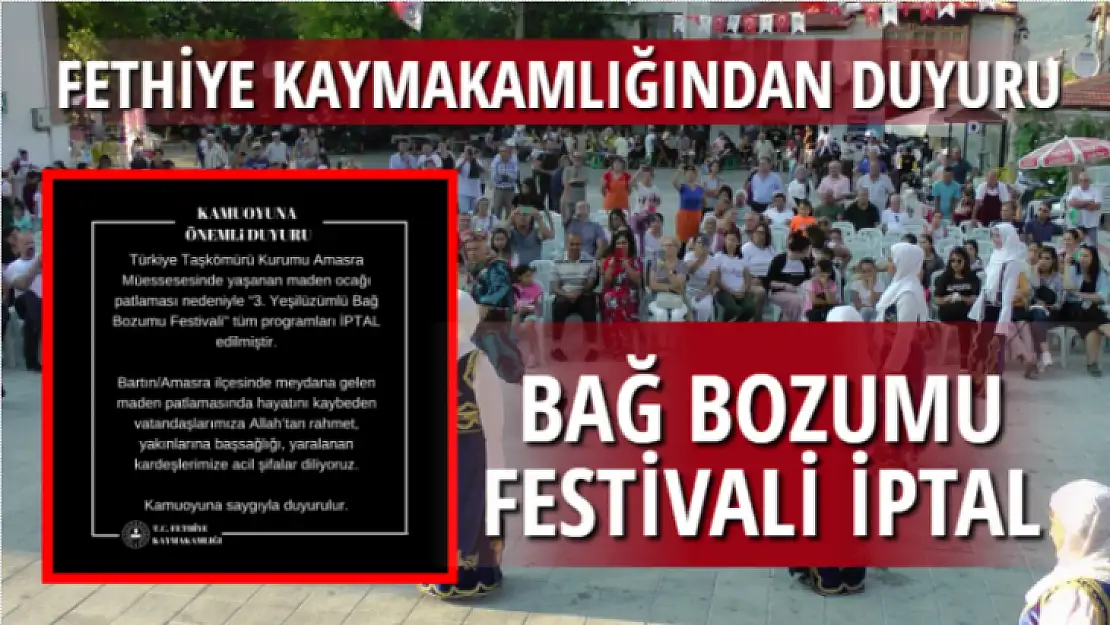 BAĞ BOZUMU FESTİVALİ'NİN ÜÇÜNCÜSÜ DÜZENLENİYOR