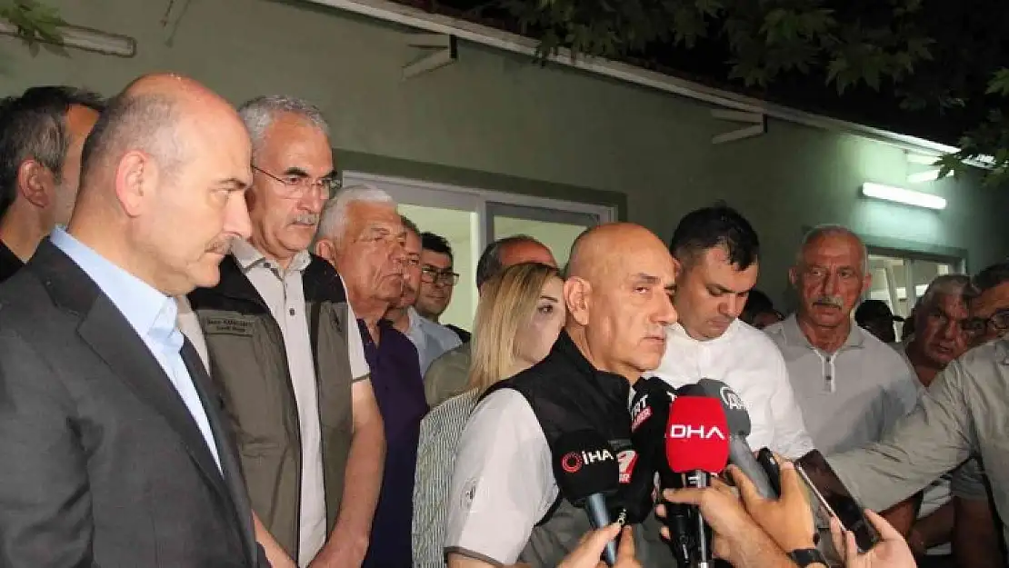 Bakan Kirişçi ve Soylu yangın değerlendirmesi yaptı