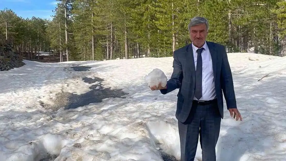 Başkan Ceylan, yayla yollarında incelemelerde bulundu