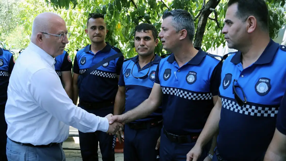 BAŞKAN GÜMÜŞ, 'ZABITALARIMIZ ÇÖZÜM ODAKLI ÇALIŞIYOR'