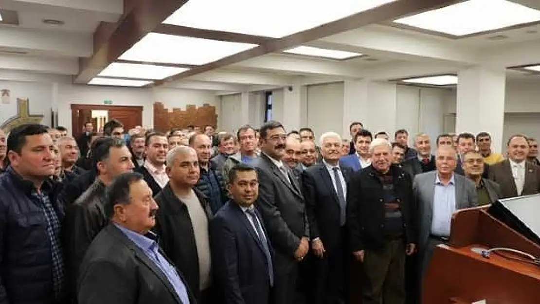Başkan Gürün'e Kooperatif ve Şöför Oda Başkanlarından destek