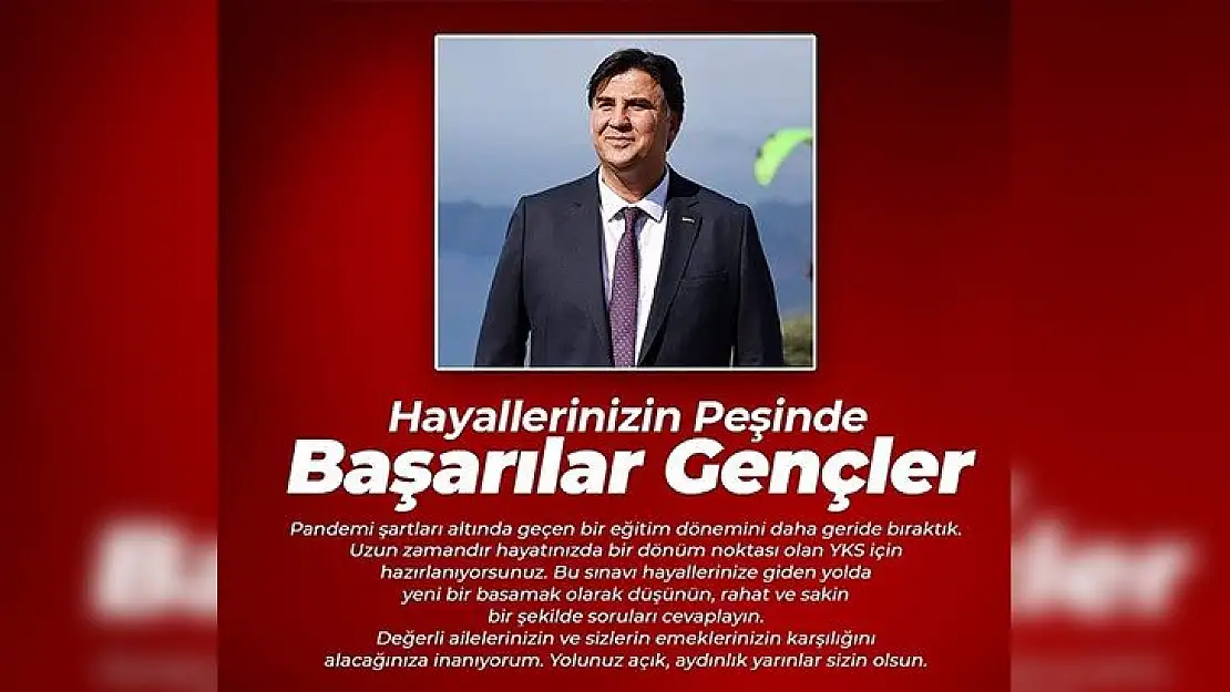 Başkan Karaca'dan YKS'ye Girecek Öğrencilere Başarı Mesajı