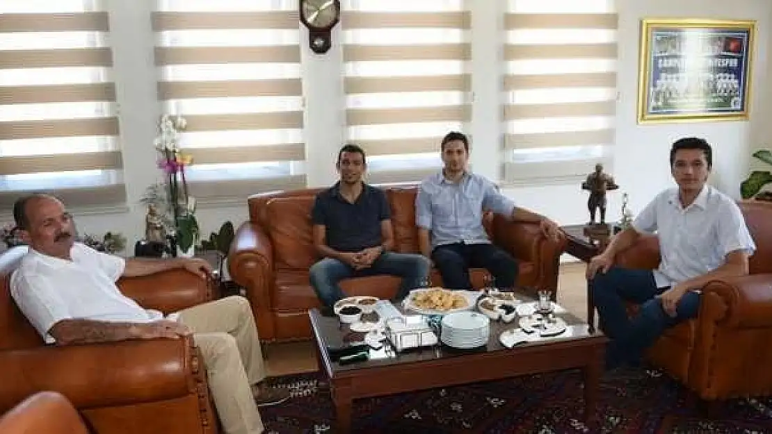 BAŞKAN SAATCI'YATEŞEKKÜR ZİYARETİ