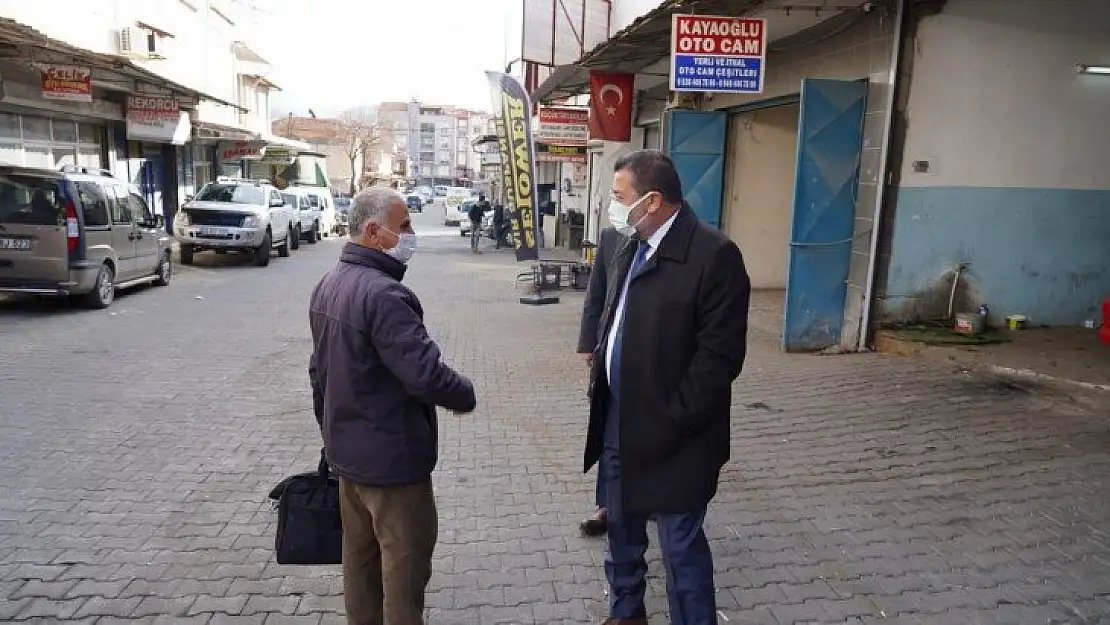 Başkan Tokat sanayi esnafını ziyaret etti