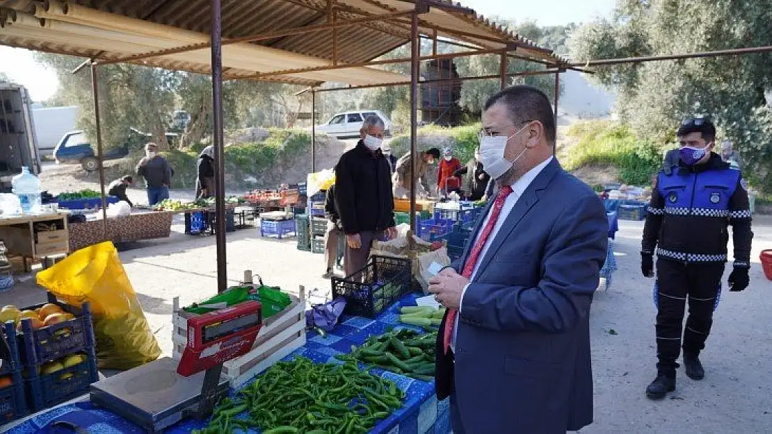 Başkan Tokat'tan Beçin ve Boğaziçi pazarlarına ziyaret