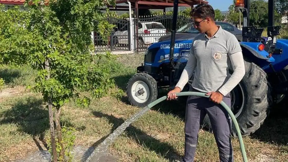 Belediye Ekipleri Çevre Düzenleme Çalışmaları Yapıyor