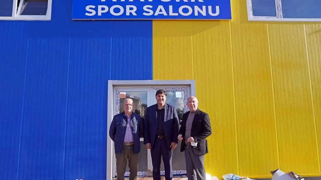 Belediye & Saran Holding işbirliğinde Spor Salonu yapılıyor