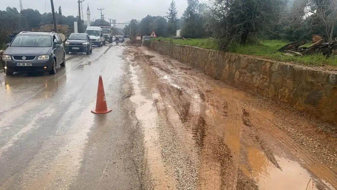 Bodrum Belediyesi, Kızılağaç yolunda çalışma başlattı