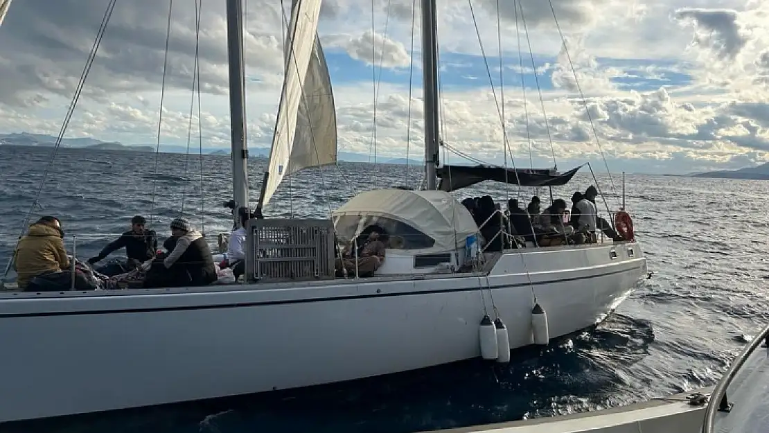 Bodrum'da 136 düzensiz göçmen kurtarıldı