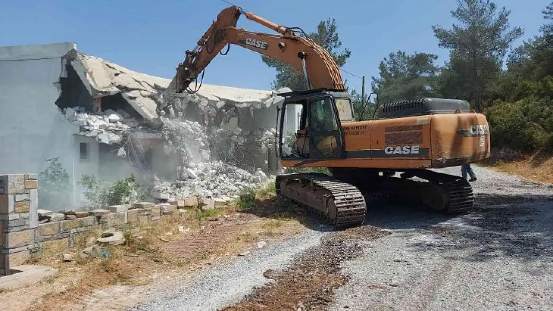 Bodrum'da 3 yıldır kaçak yapılarla mücadele devam ediyor