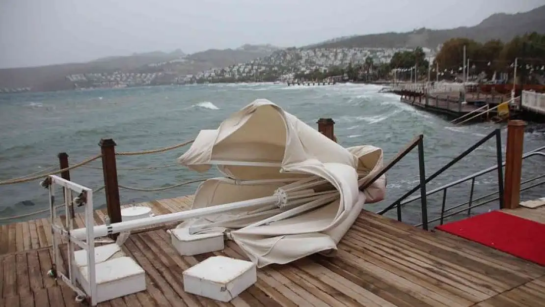 Bodrum'da fırtına kabusu