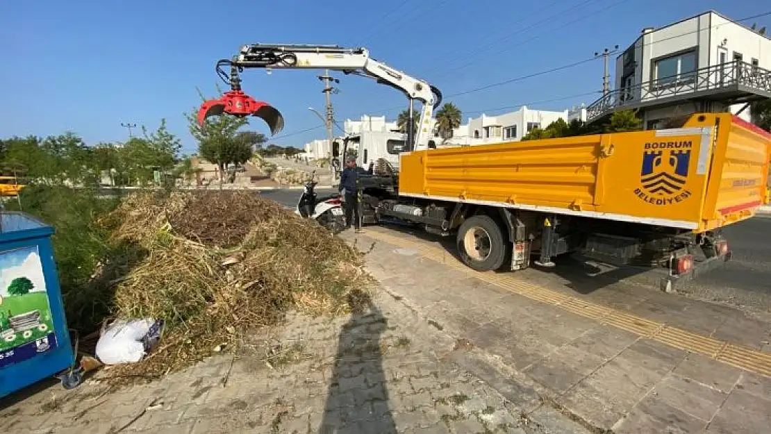 Bodrum'da hummalı bayram temizliği