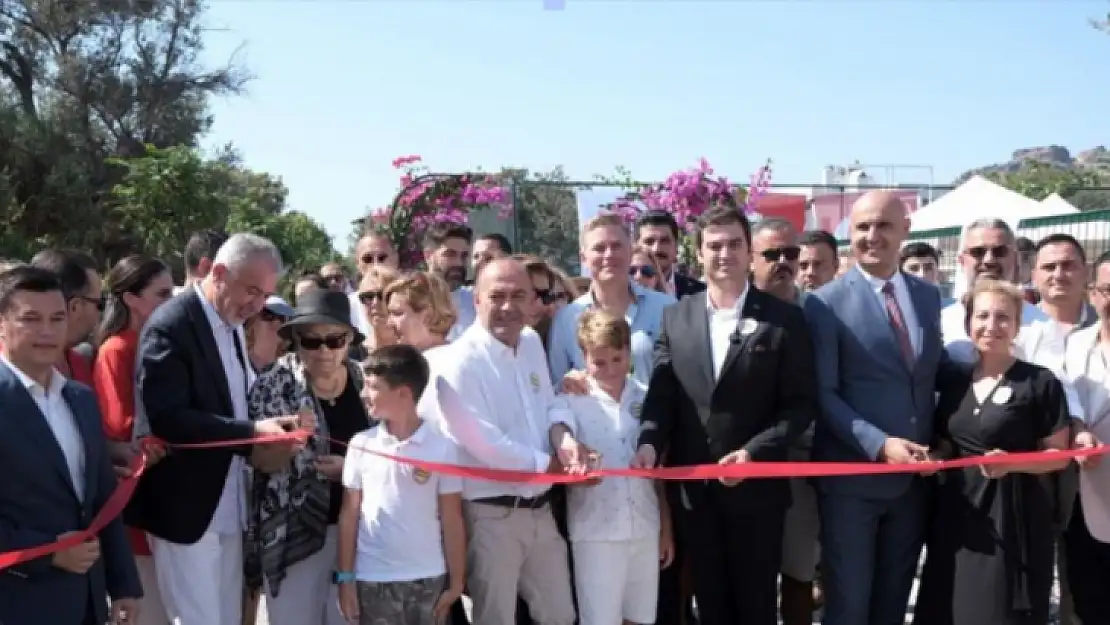 Bodrum'da Muhittin Orhon Parkı düzenlenen törenle açıldı