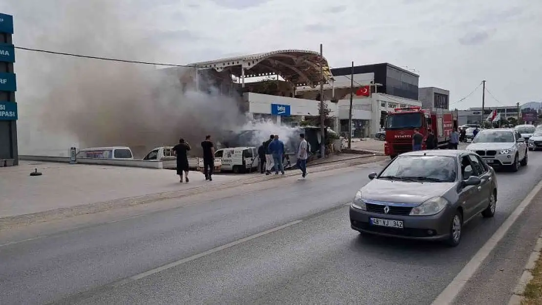 Bodrum'da yangın paniği