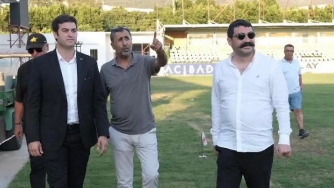 Bodrum FK stadyumundaki son gelişmeleri yerinde inceledi