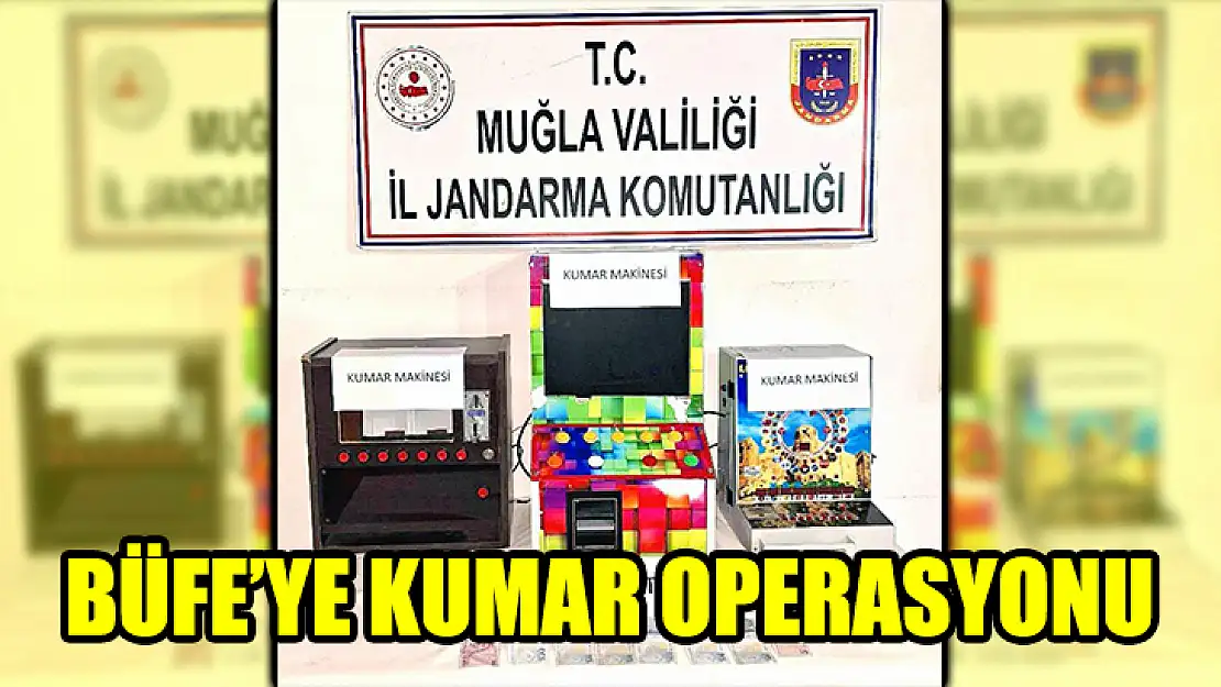 Büfe'ye Kumar Operasyonu