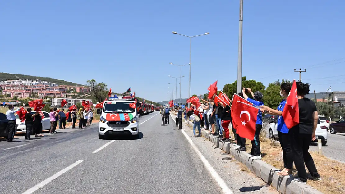 Can Gardaşlarımızı Türk Bayraklarıyla uğurladık