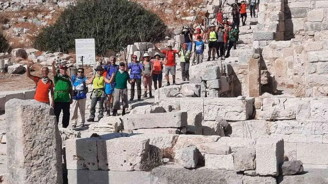 Dağcılık kulübü üyeleri Datça'da misafir edildi