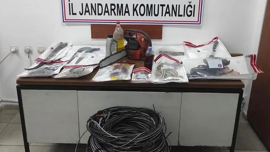 Dalaman'da bakır kablo hırsızlığı