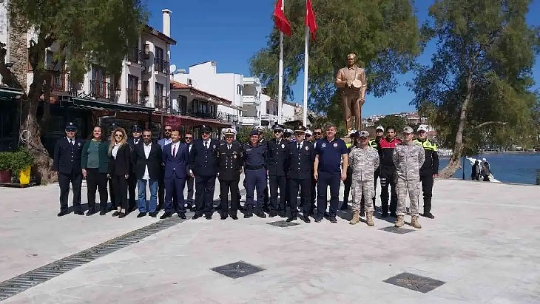 Datça'da Türk Polis Teşkilatı'nın kuruluş yıl dönümü törenle kutlandı