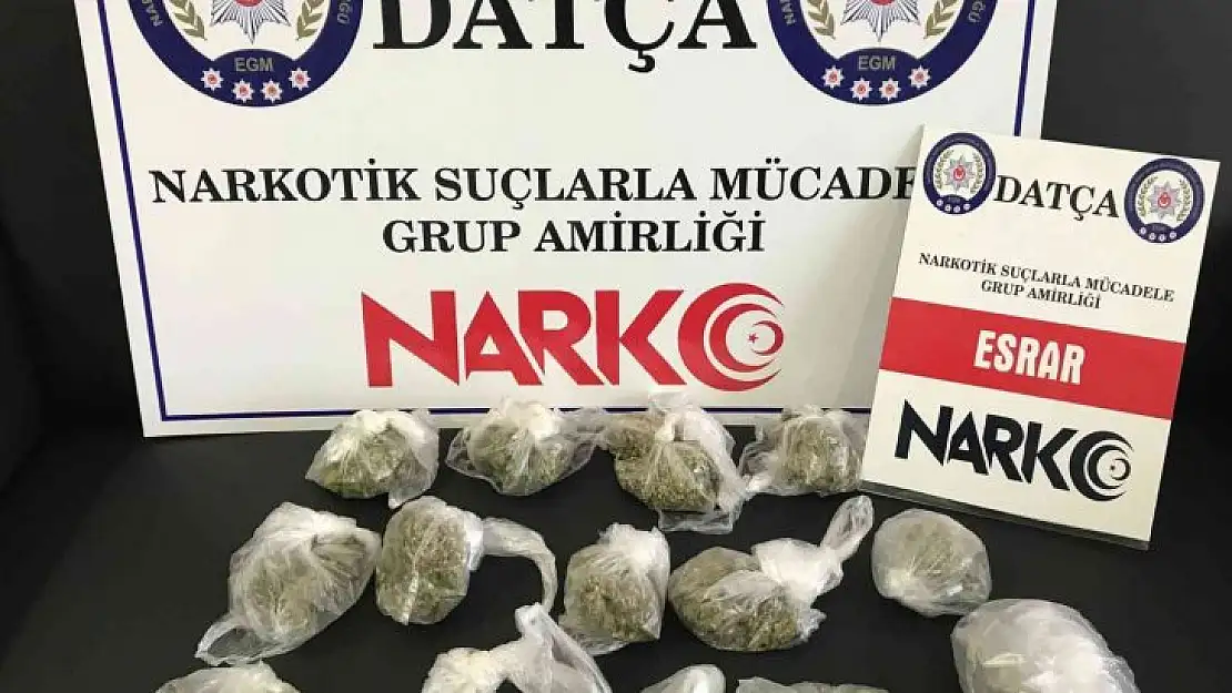 Datça'da uyuşturucu operasyonu