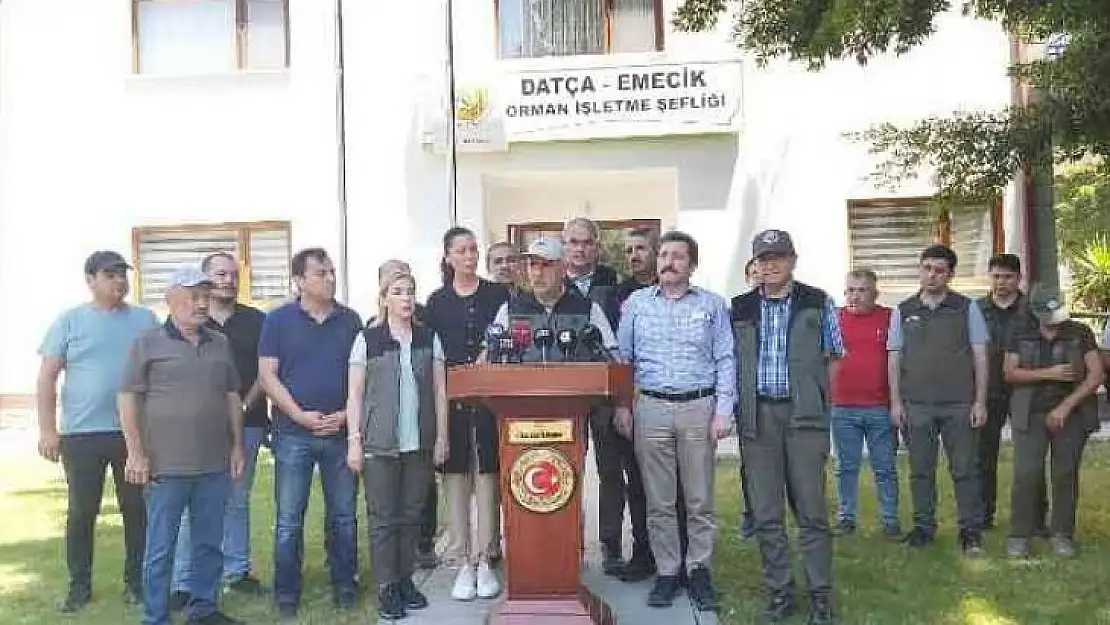 Datça'daki orman yangını kontrol altına alındı