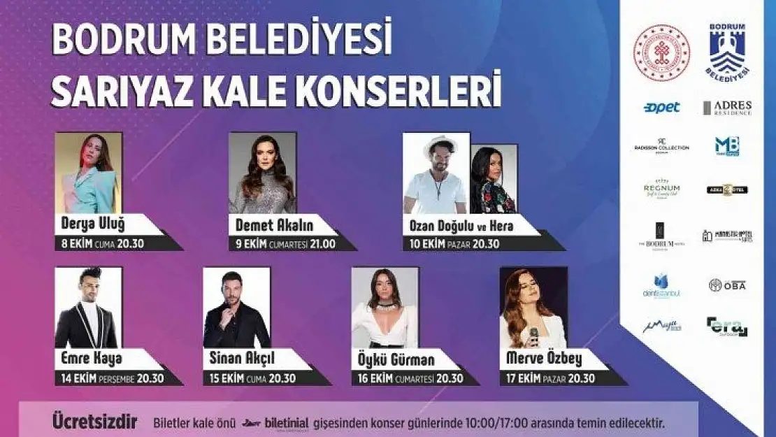 Demet Akalın Bodrum'da çifte konser verecek