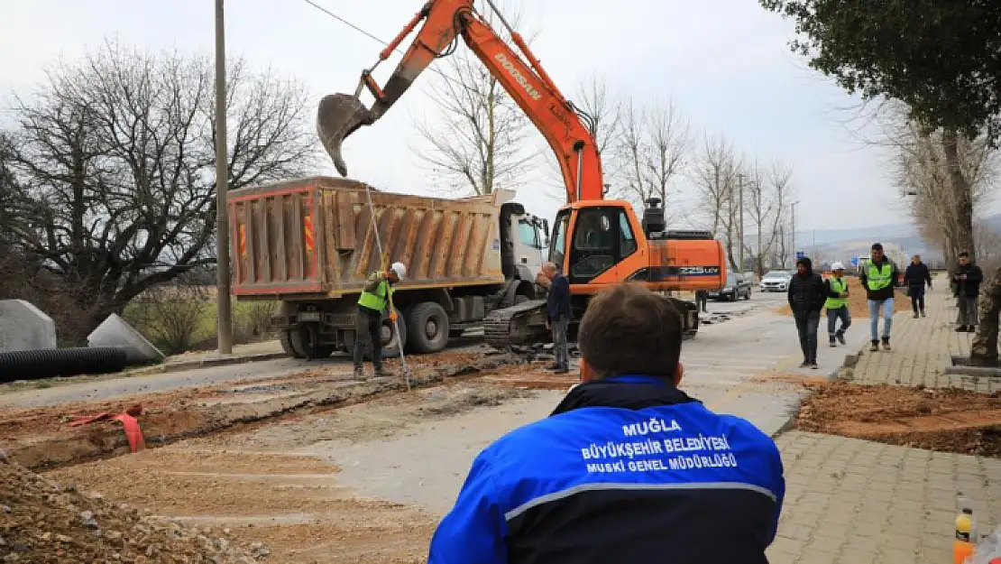 Düğerek kanalizasyon hattı tamamlandı