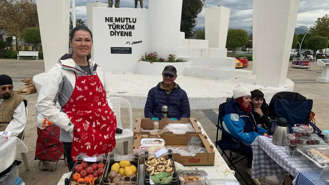 El Emeği Ürünler, Beşkaza Meydan'ı Yeni Yıl Pazar'ında