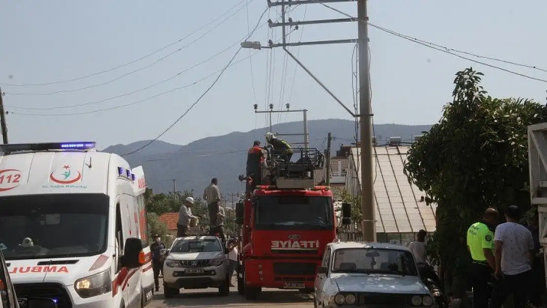 Elektrik akımına kapılan şahıs hayatını kaybetti