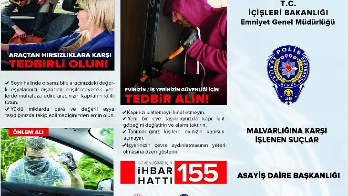 Emniyet Müdürlüğü'nden vatandaşlara uyarı!