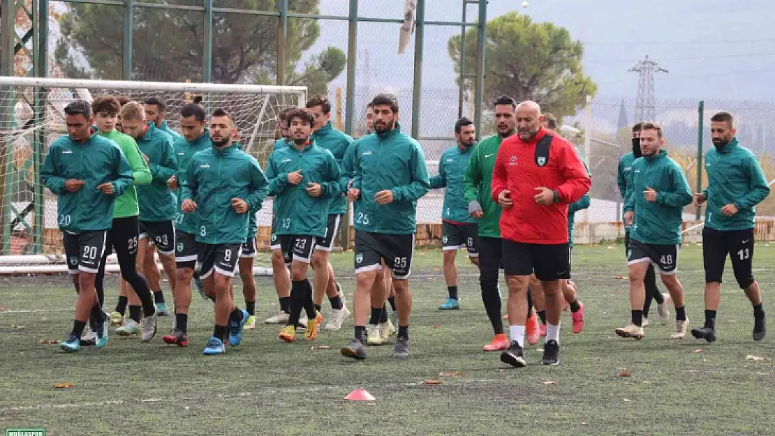 ERMAŞ MUĞLASPOR DAVUTLARSPOR MAÇINA HAZIRLANIYOR