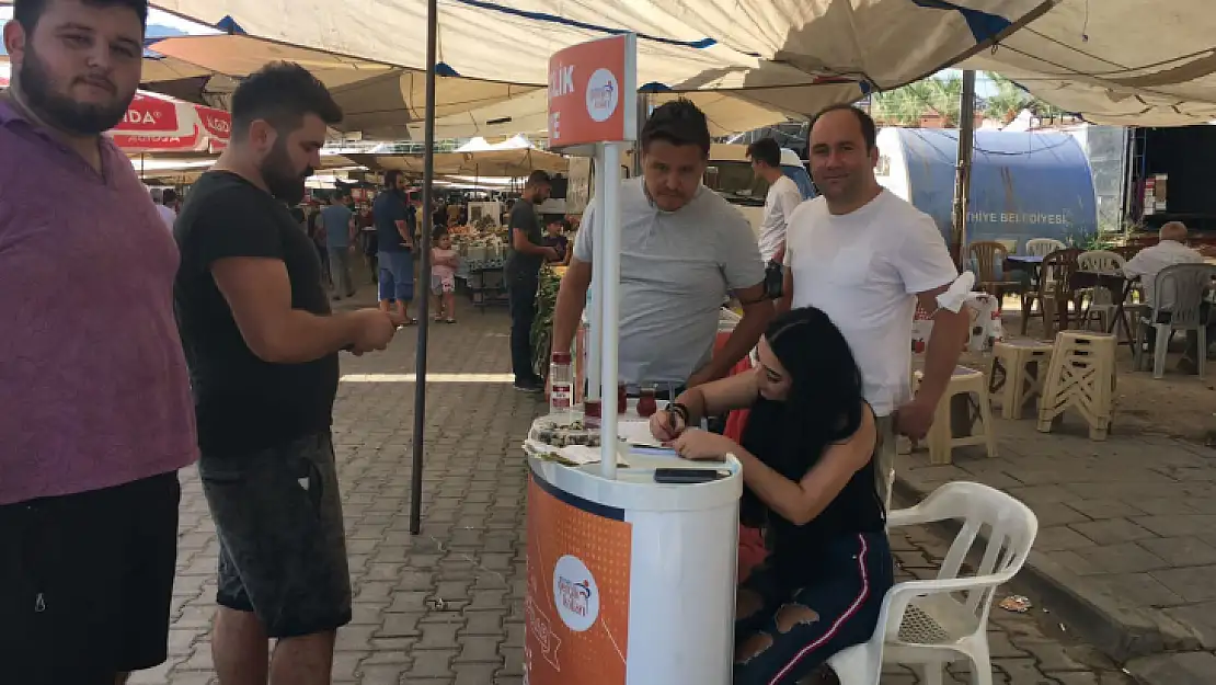 Fethiye AK Gençlik üye çalışmalarını sürdürüyor