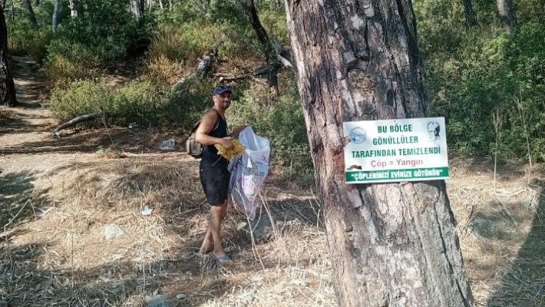 Fethiye Belediyesi'nin Ardından Kendisi De Kayaköy' de Temizlik Yaptı