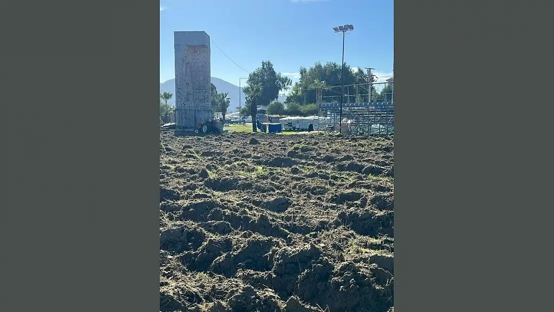 Fethiye Çalış Plaj Sporları Tesisi'nde Yenileme Çalışmaları Başladı