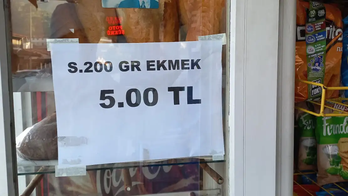 FETHİYE'DE EKMEK 5 TL OLDU