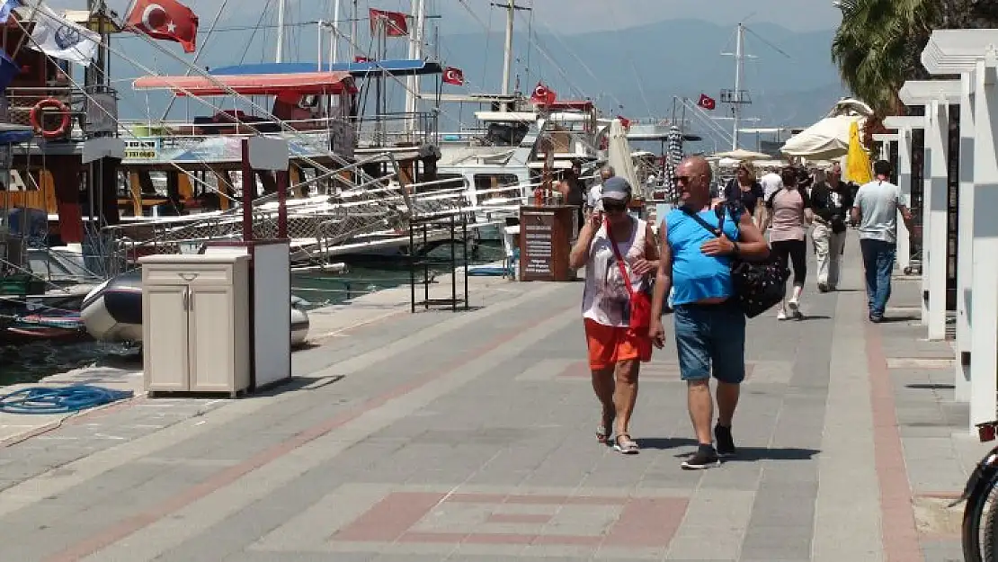 Fethiye'de Sıcaklık Normalin Üstünde